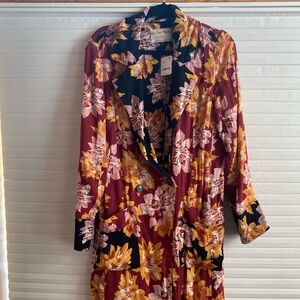 We The Free Womens Cranberry Combo Duster -Brand new with tags Size Small